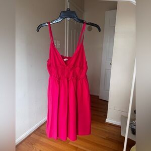 Stylish Red Sleeveless Dress